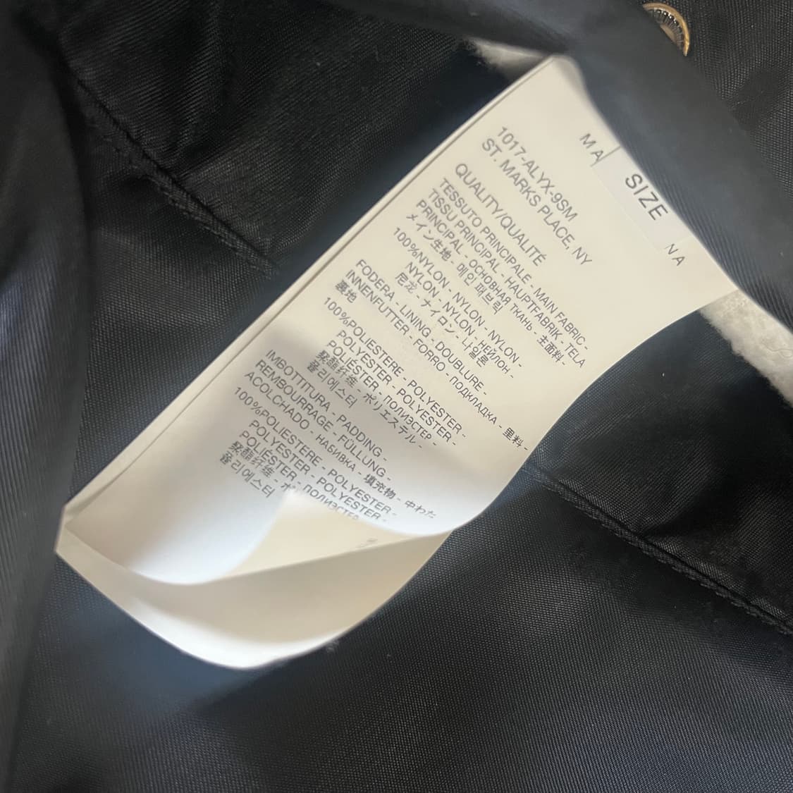 1017 ALYX 9SM : NO STYLIST TOUR BOMBER 상품이미지6