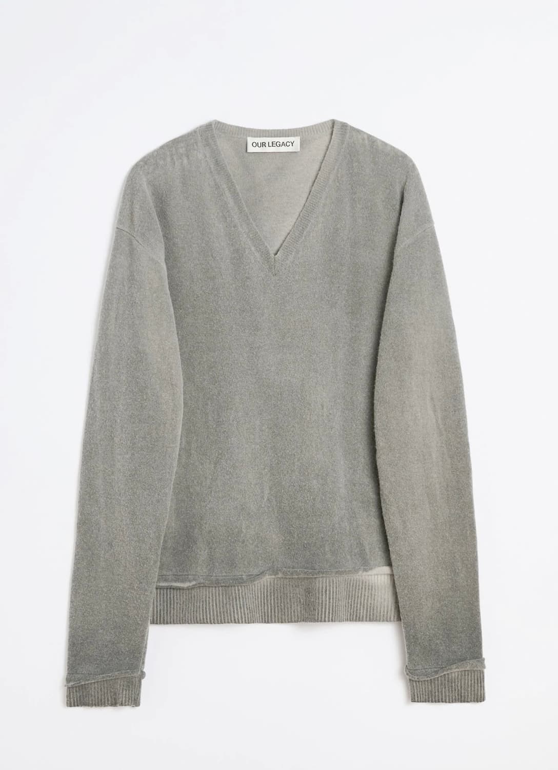 25FW 아워레가시 페럴렐 브이넥 니트 상품이미지1