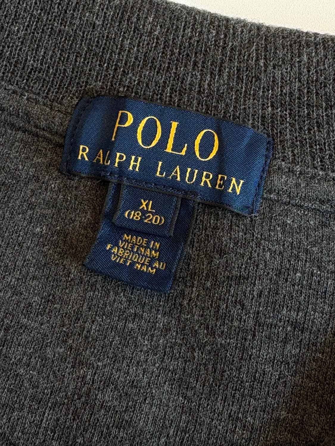 Polo 폴로랄프로렌 다크 그레이 하프 집업 상품이미지4