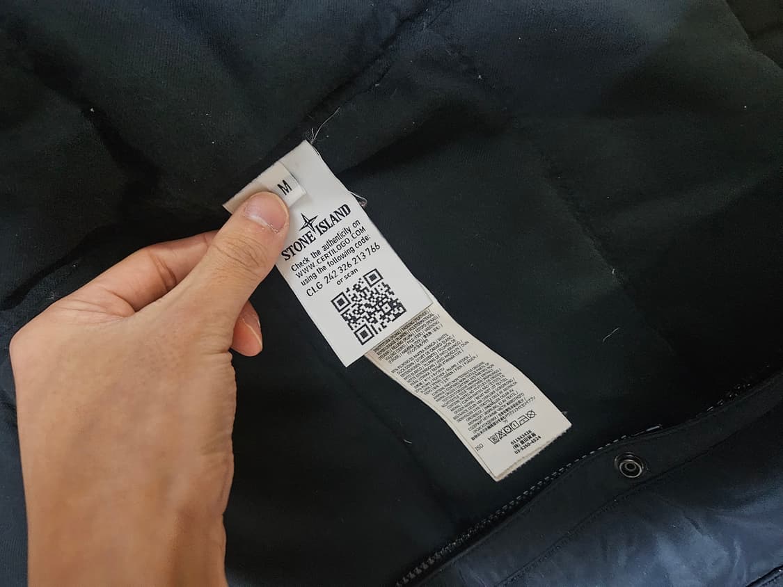 정품) 스톤아일랜드 마이크로랩스 구스다운 패딩 상품이미지3