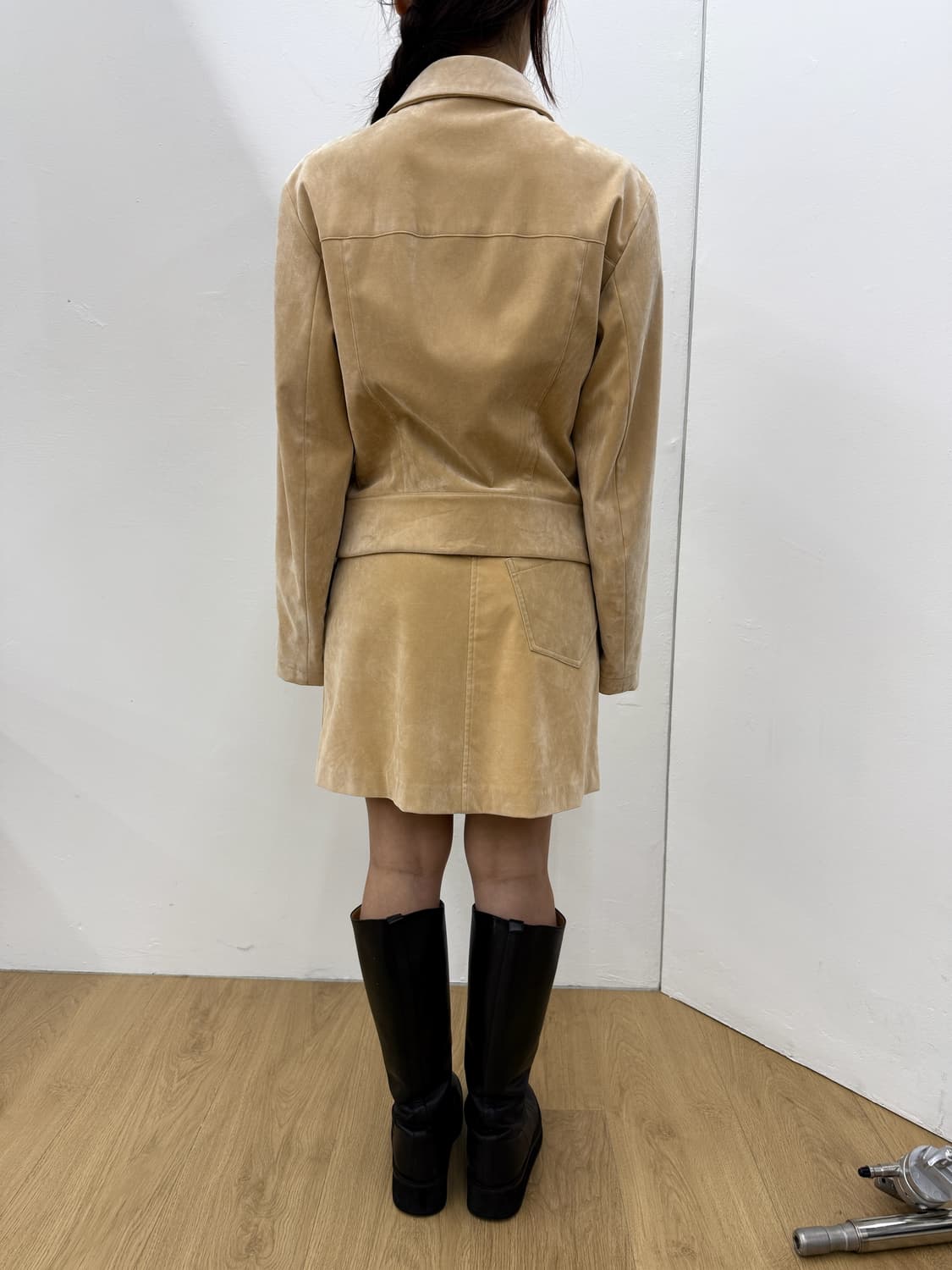 90's helmut lang velvet set 상품이미지5