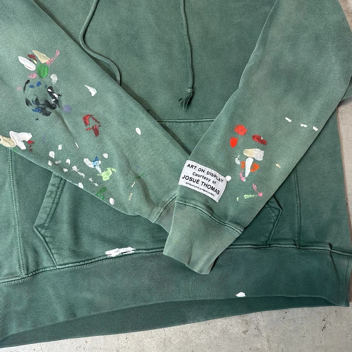 갤러리 디파트먼트 센터 로고 페인티드 후드 상품이미지4