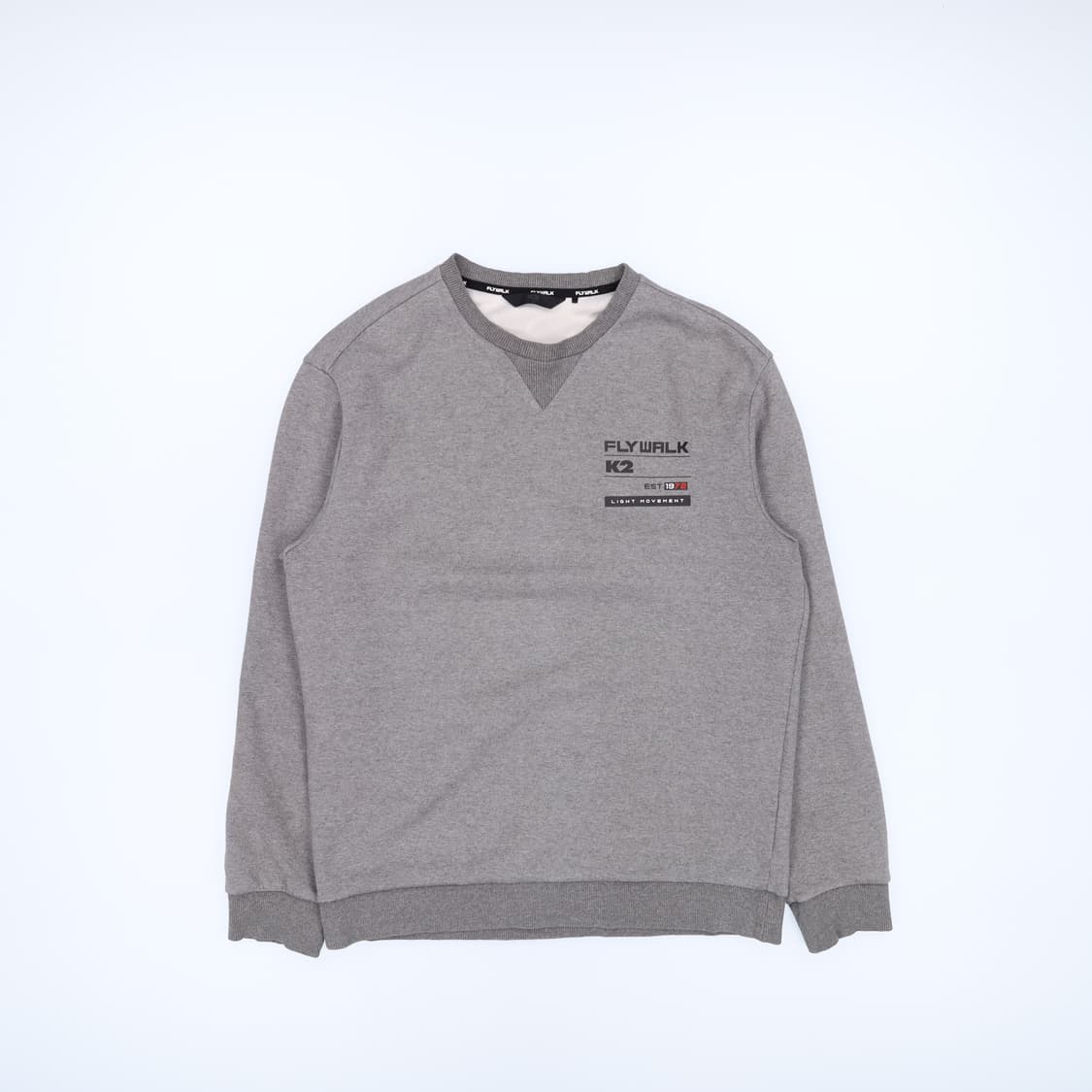 [100] K2 남성 스몰로고 맨투맨 긴팔티 0106J 상품이미지1