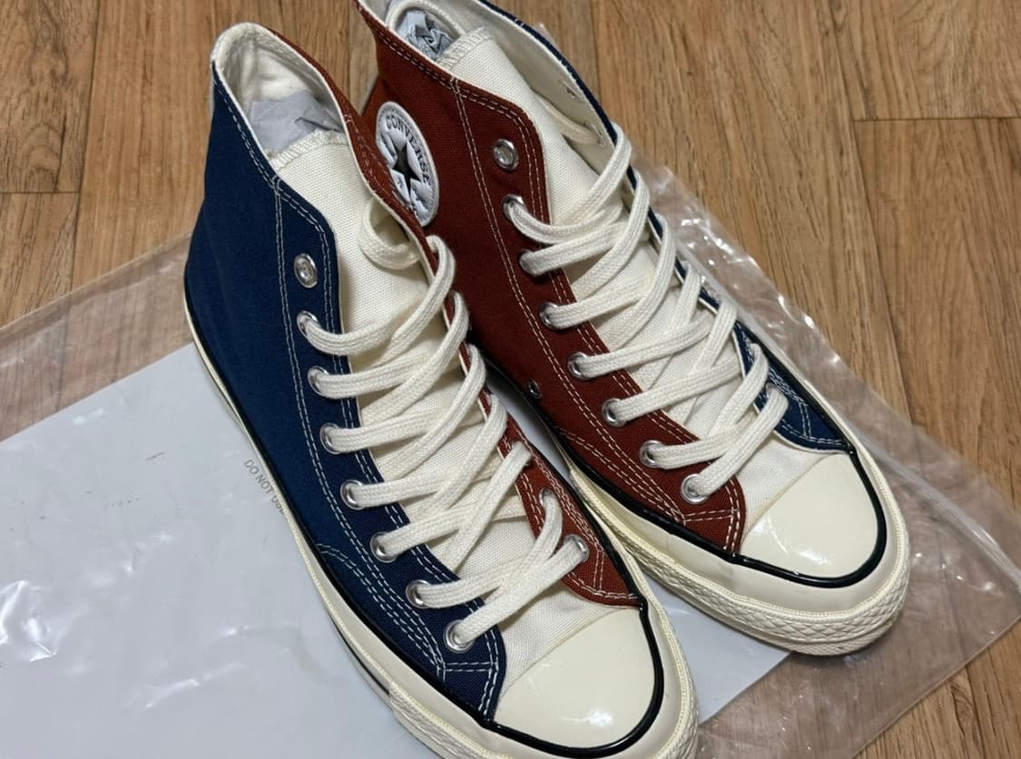 컨버스 척 70 하이 미드나잇 네이비/브라운 상품이미지1