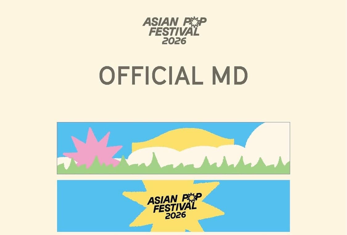 아시안팝페스티벌 아팝페 md 티셔츠 반다나 슬로건 상품이미지2