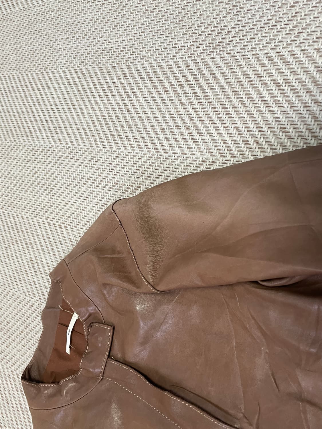 Ships 쉽스 양가죽 페이딩 레더자켓  상품이미지5