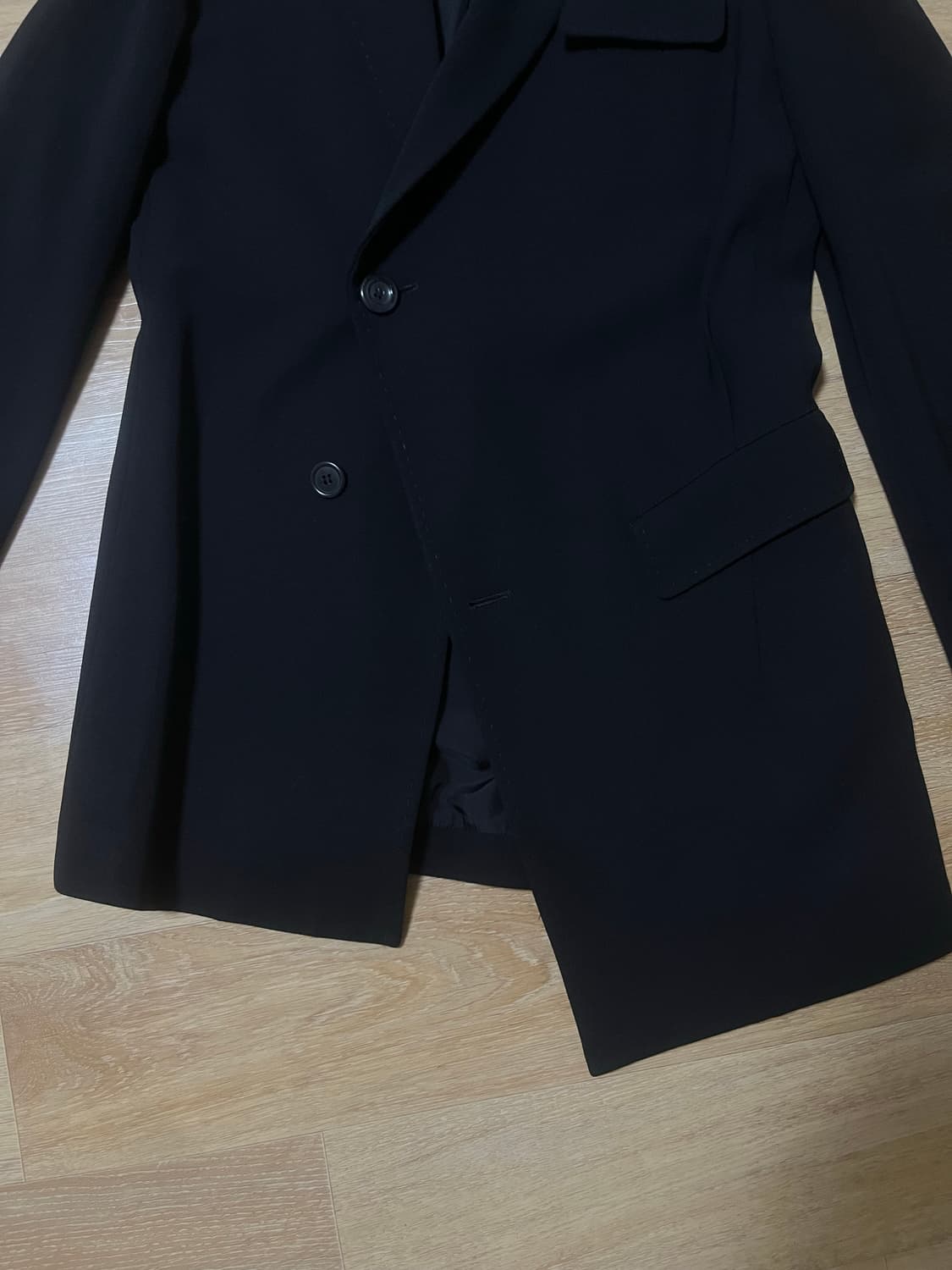 요지야마모토 비대칭 스티치 자켓 상품이미지4