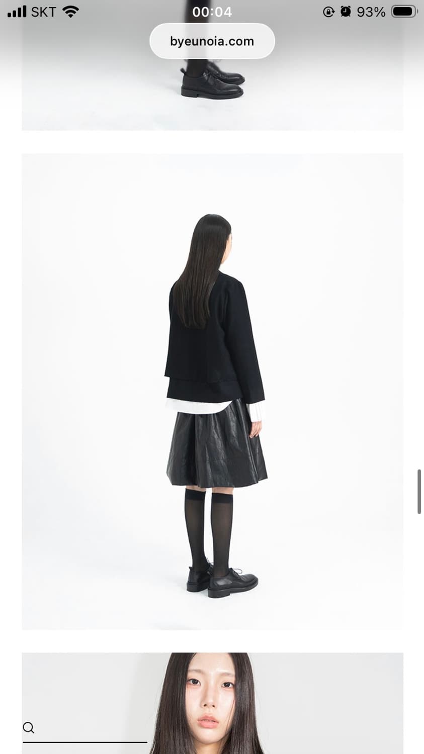 유노이아 자켓 새상품 블랙 상품이미지4