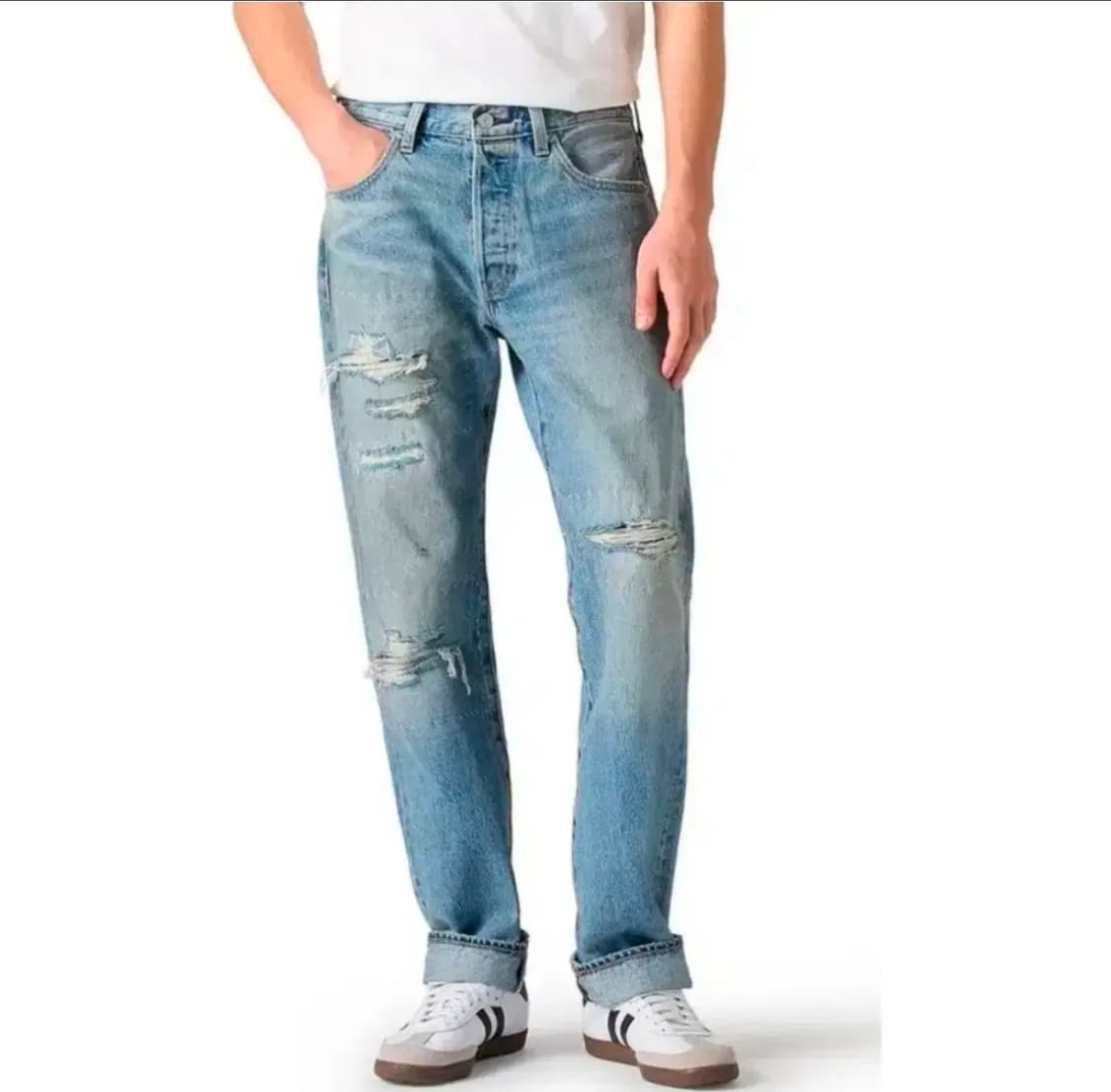 [31x32] 리바이스 프리미엄 501 터콰이즈진 상품이미지2