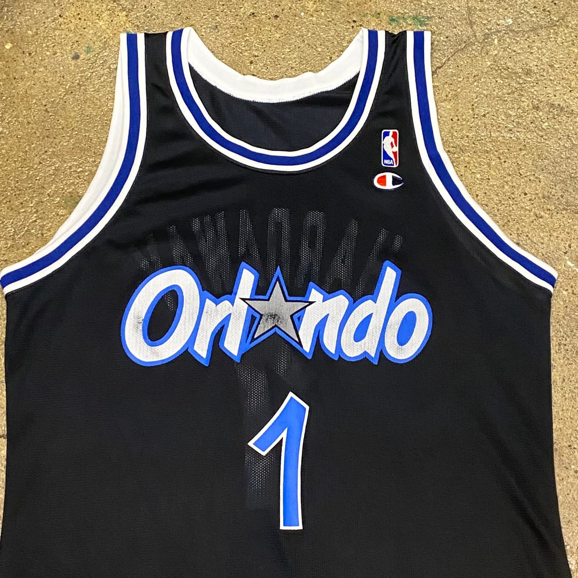 90s USA 챔피온 NBA 올랜도매직 하더웨이 농구유니폼 농구져지 상품이미지4