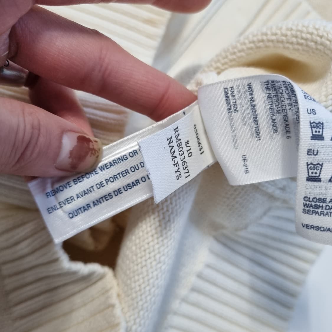 타미힐피거 니트집업 상품이미지4