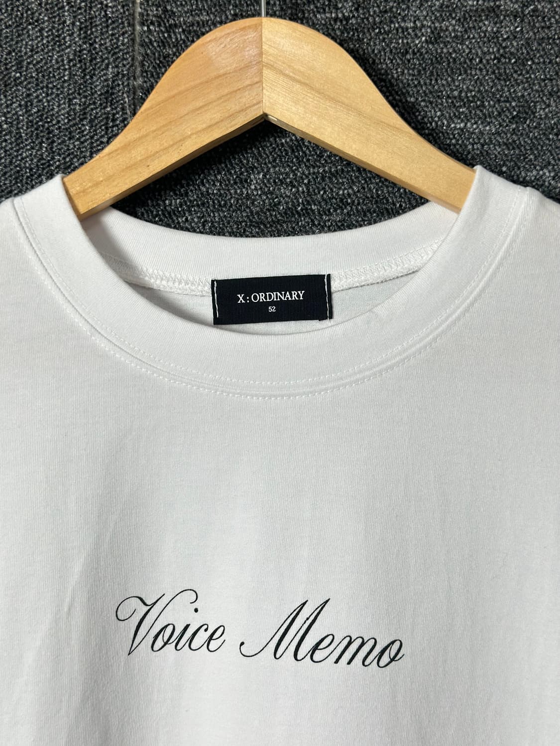 X:ORDINARY Voice Memo 롱슬리브 티셔츠 상품이미지3