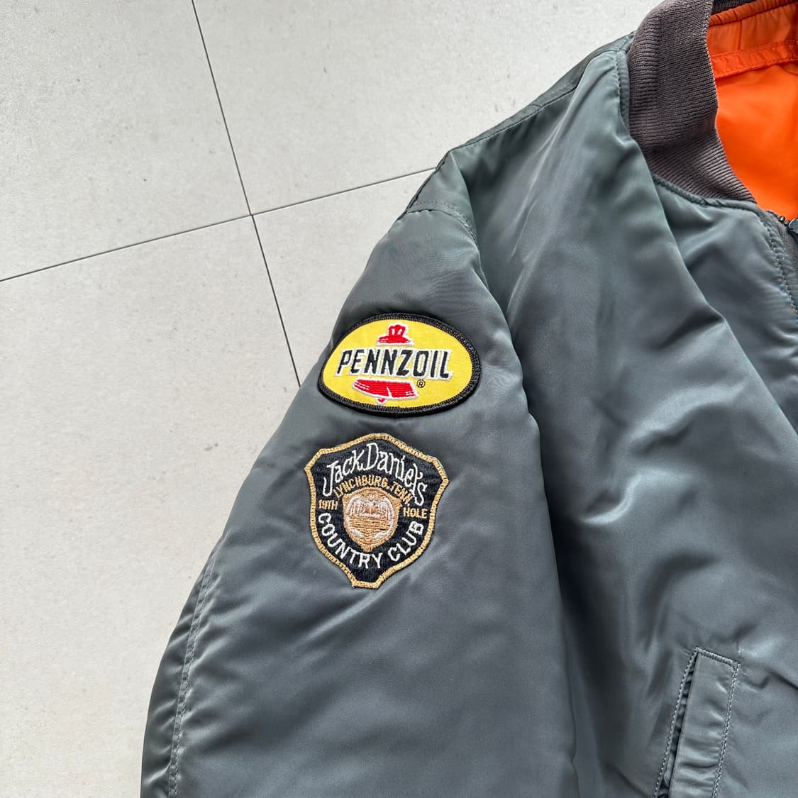 60s 오리지널 USAF 미공군 MA-1 D타입 항공점퍼 M 상품이미지5