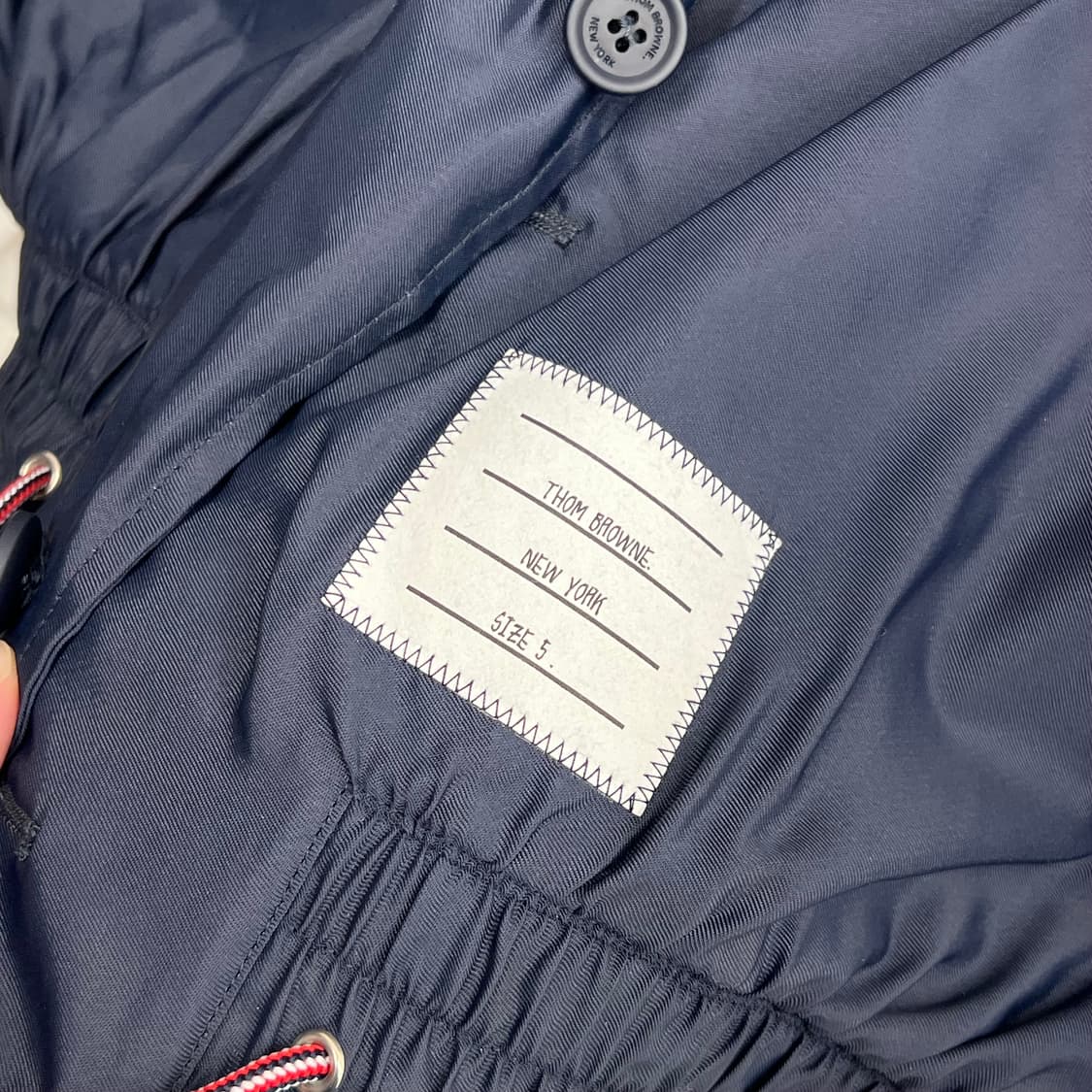 톰브라운 솔리드 스윔테크 블루종 자켓 (5사이즈) 상품이미지6