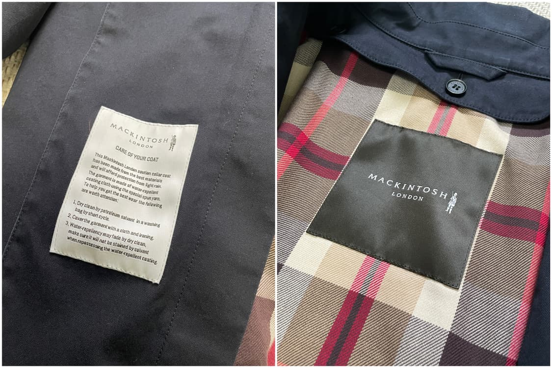 맥킨토시 런던 히든버튼 발마칸 싱글 코트 J04099 상품이미지10