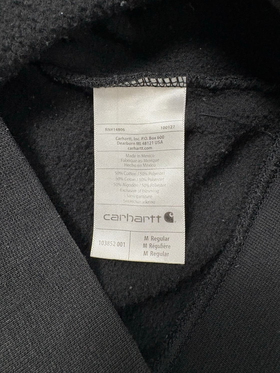 칼하트 크루넥 포켓 스웨트셔츠 블랙 상품이미지7