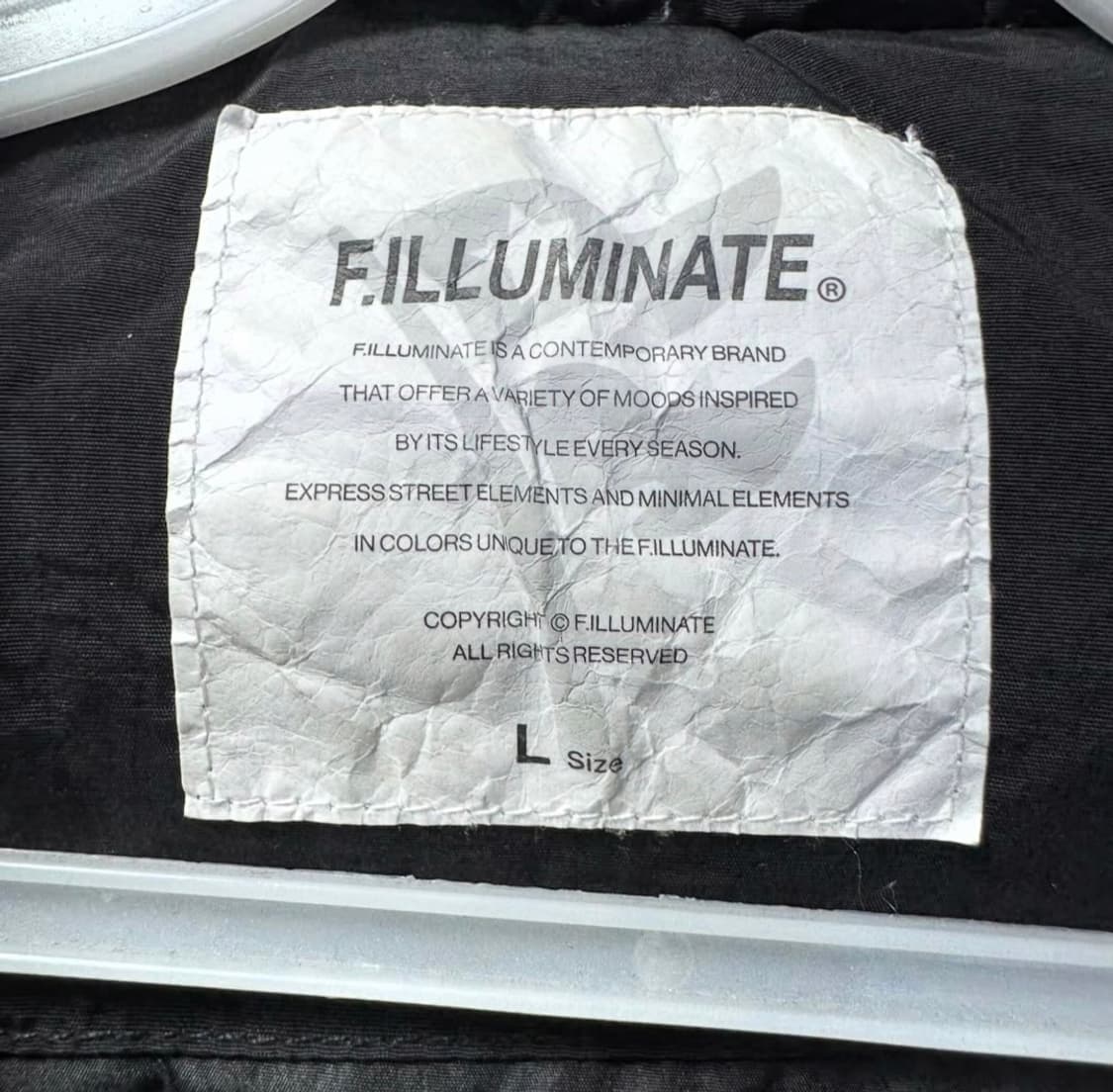 필루미네이트 2way 지퍼 블랙XL 경량 패딩점퍼. 상품이미지3