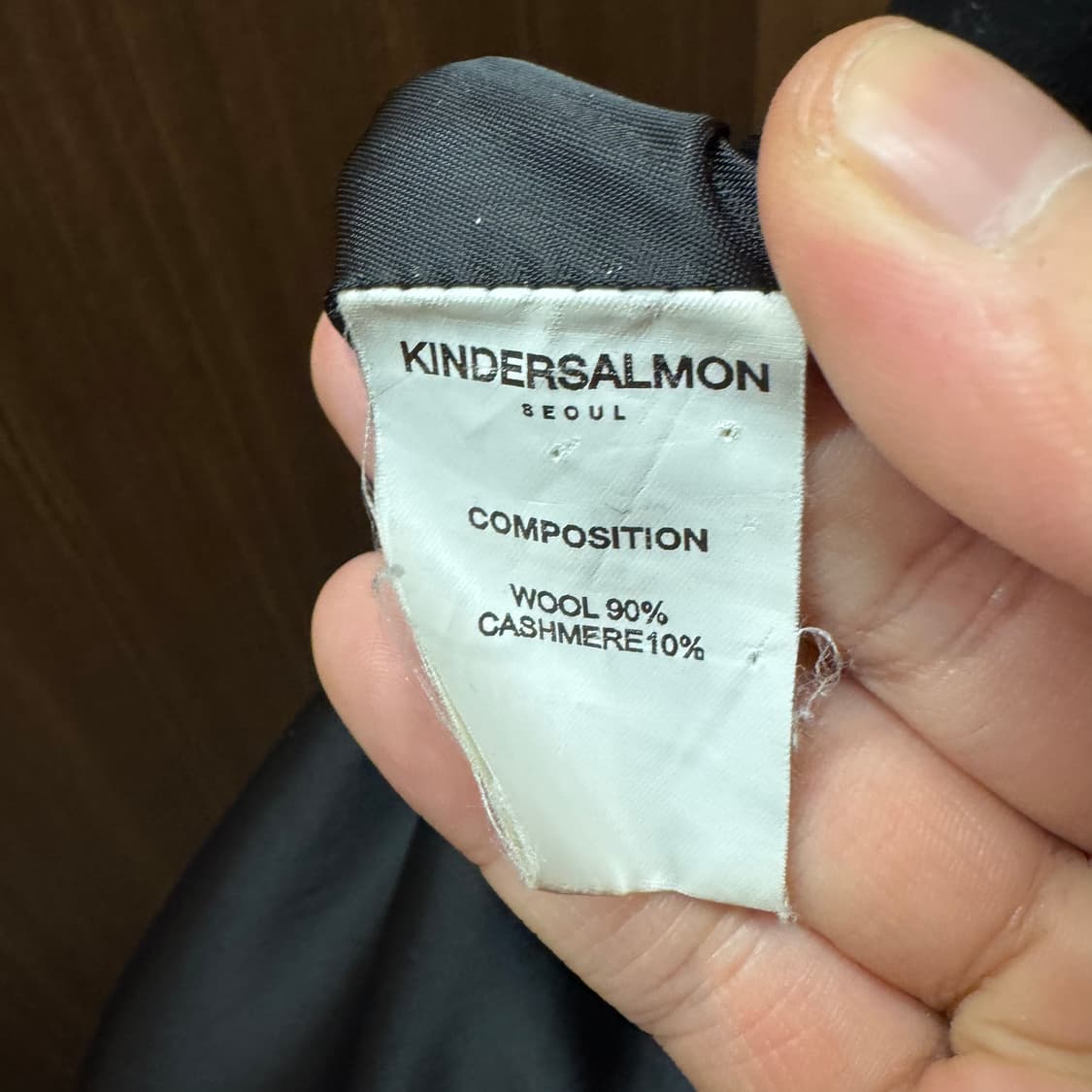 킨더살몬 캐시미어 롱 코트  상품이미지3
