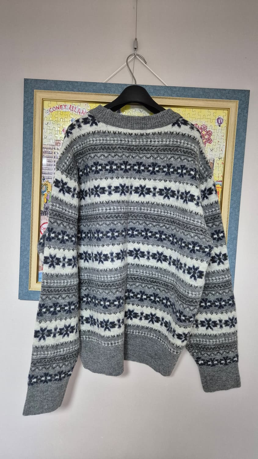 던스트 페어아일 노르딕 니트 스웨터 1회착 상품이미지2