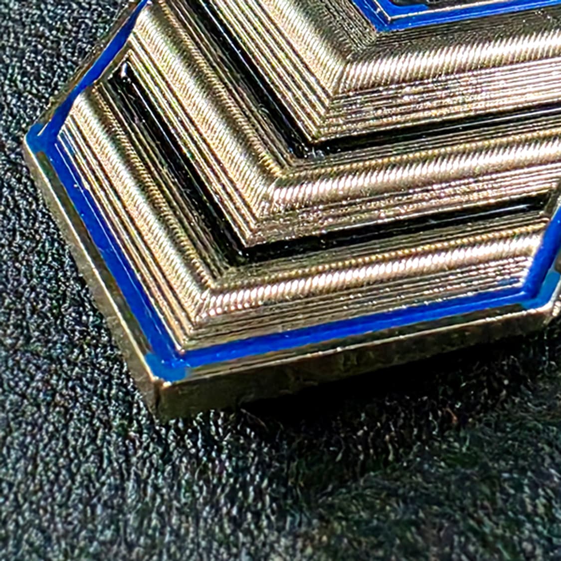 Chevron 브로치 남자 여자 엔틱 빈티지 명품 브이 기하학 엠블럼 상품이미지2