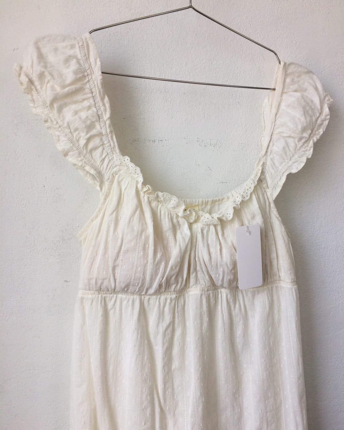 Dot pattern frill sleeveless onepiece 상품이미지5