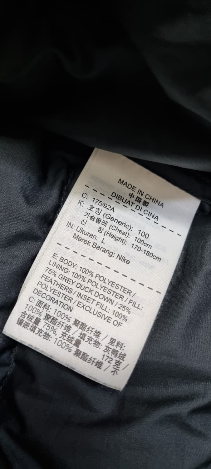 나이키 다운필 봄버 자켓 L _ 남성 상품이미지10