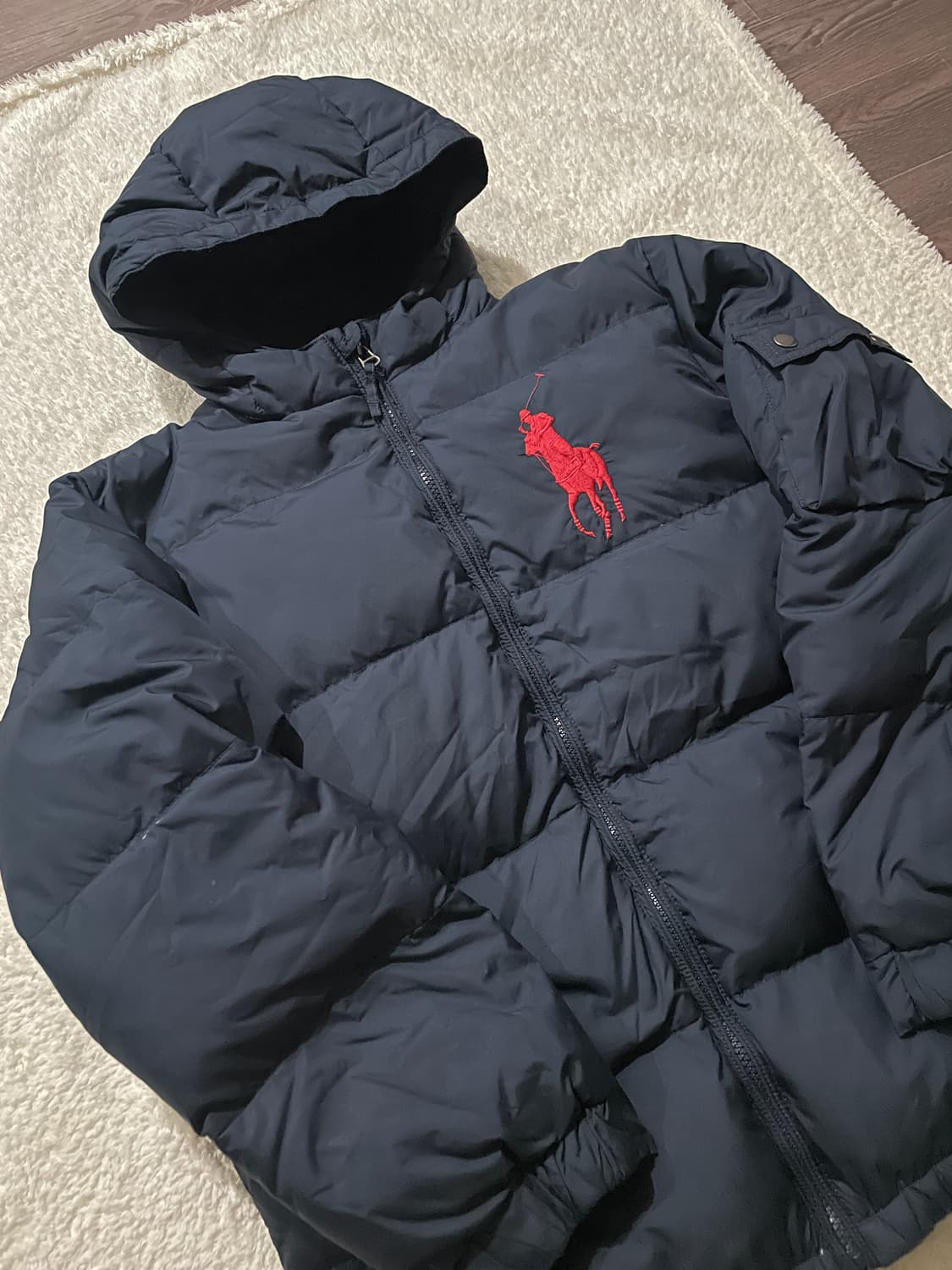 폴로 랄프로렌 레드 빅포니 패딩 상품이미지3