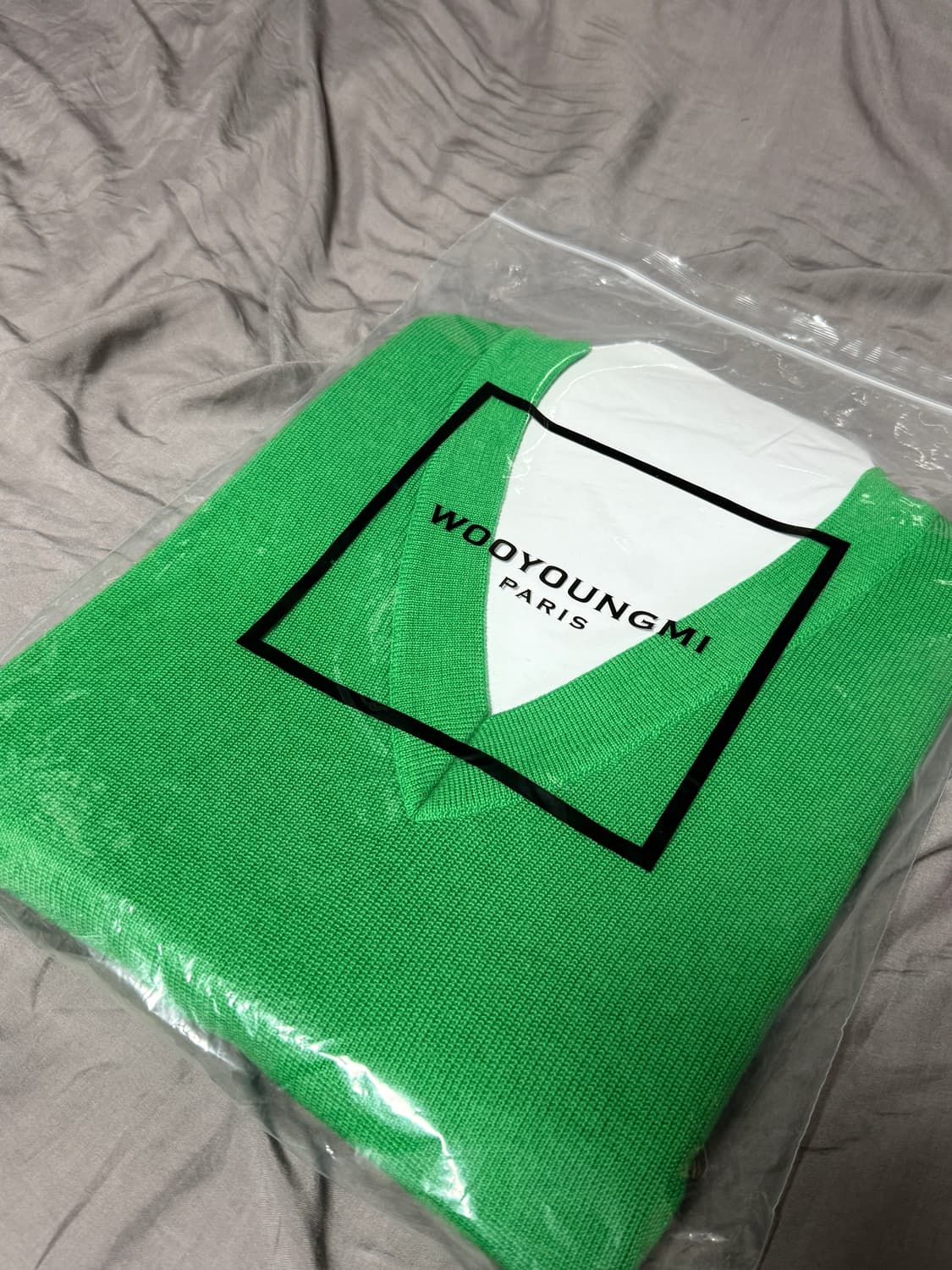 우영미 22ss 그린 니트베스트 48 상품이미지7