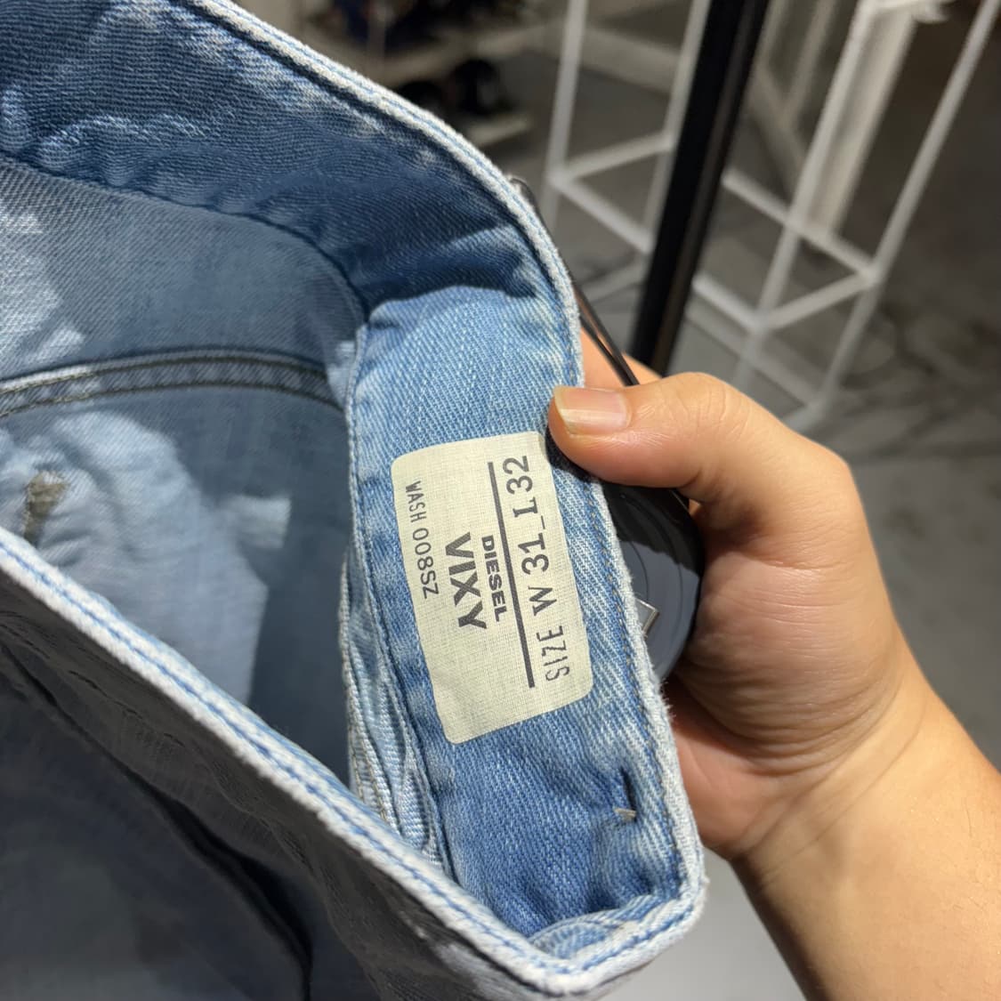 디젤 진 빅시 데님청팬츠 상품이미지8