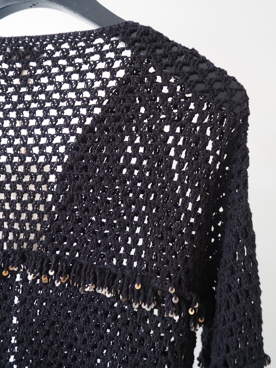 vintage sequin trim cardigan 상품이미지6