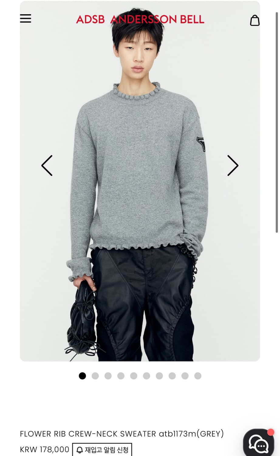 앤더슨벨 flower lib 니트 L 상품이미지1