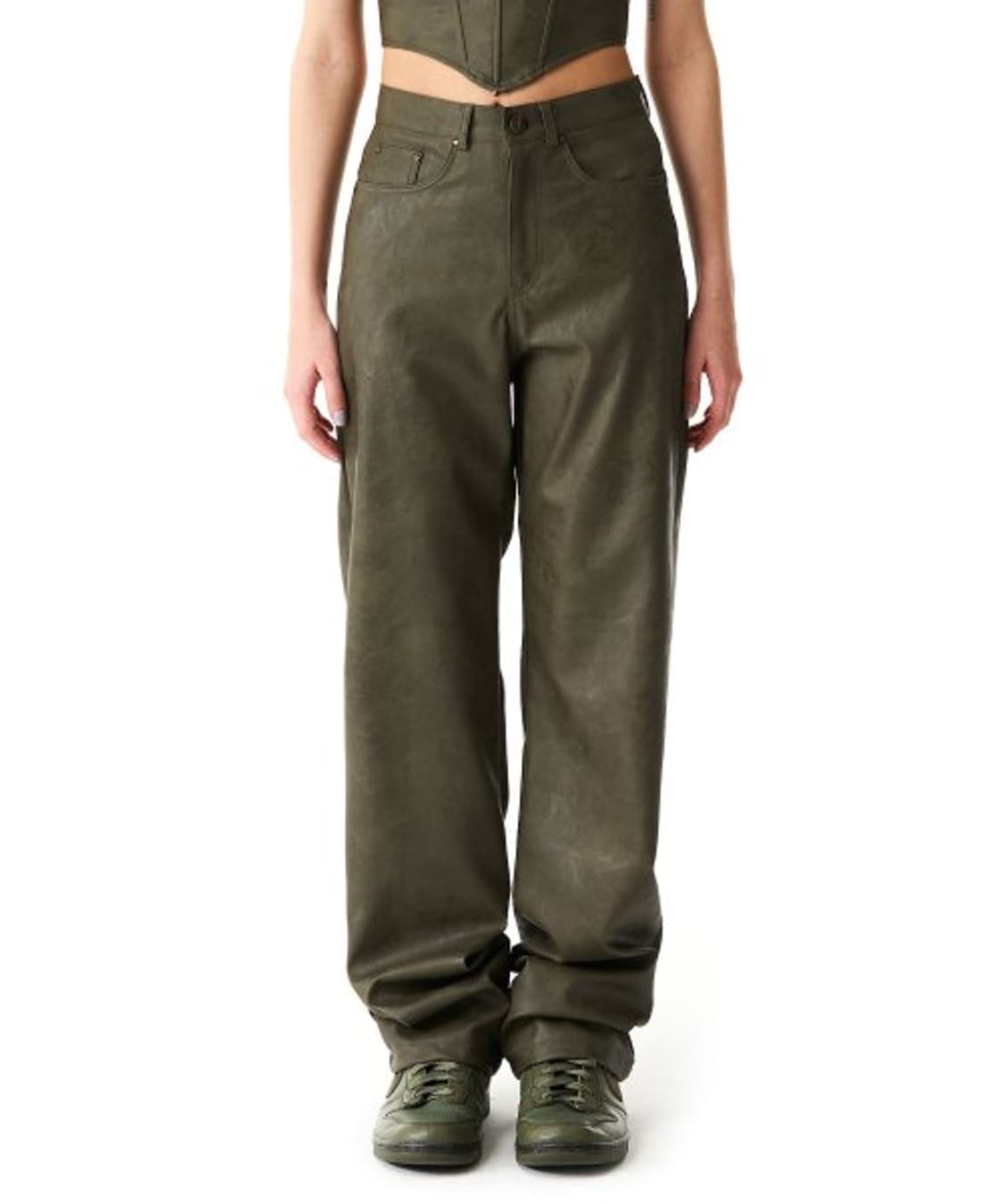 Badee 배디 에코 레더 팬츠 상품이미지1