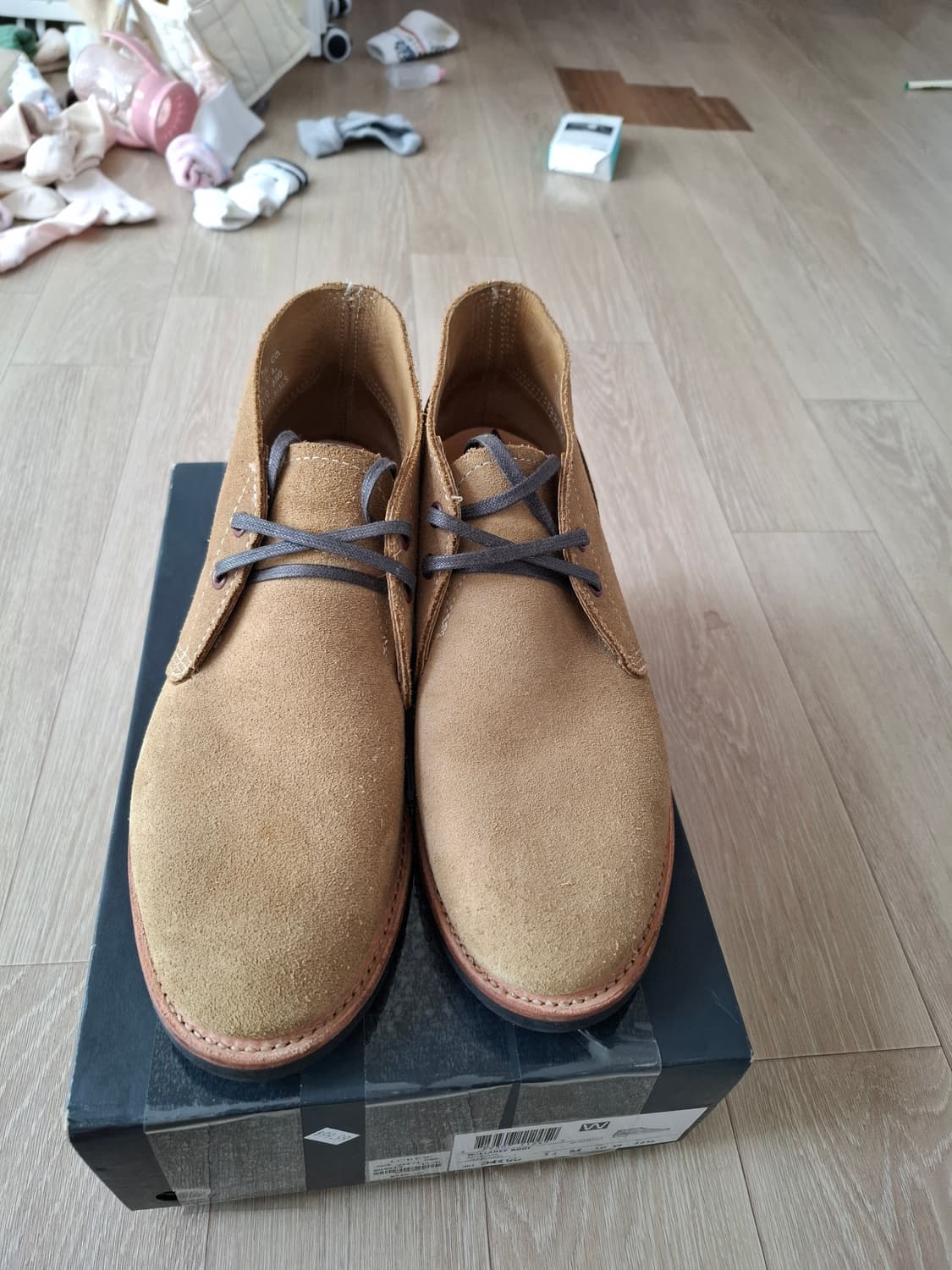 9D 더블알엘 powell 러프아웃 스웨이드 처카 부츠 샌드 베이지 상품이미지3