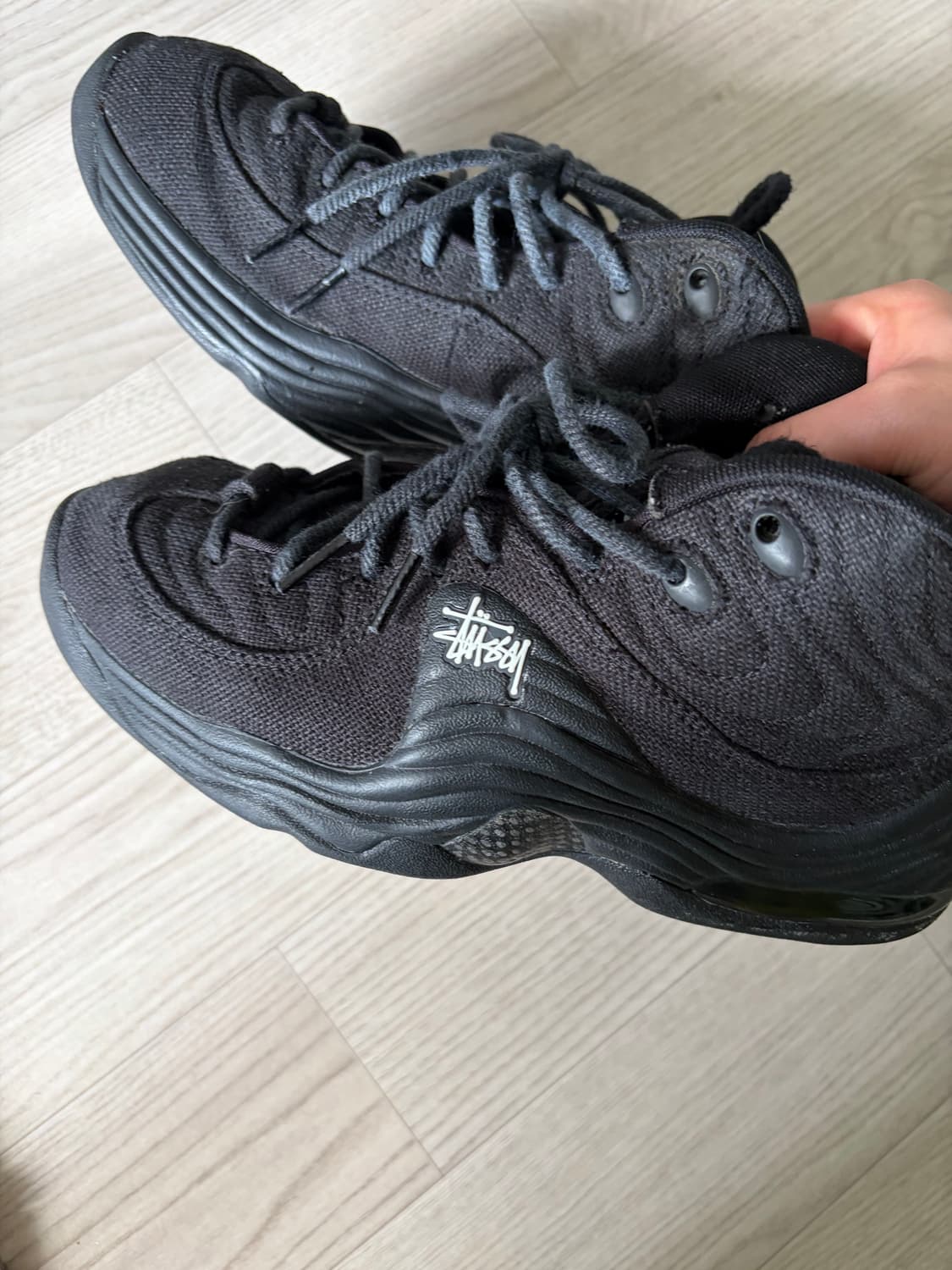 나이키x스투시 에어페니2 블랙 상품이미지2