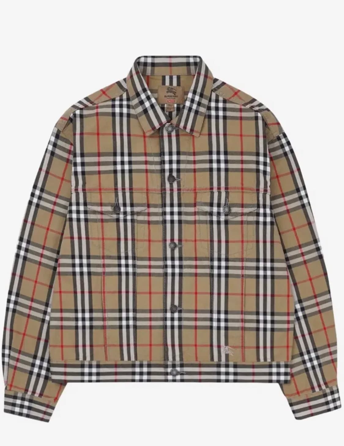 (세상품) 버버리 슈프림 콜라보 트러커자켓 S 상품이미지1