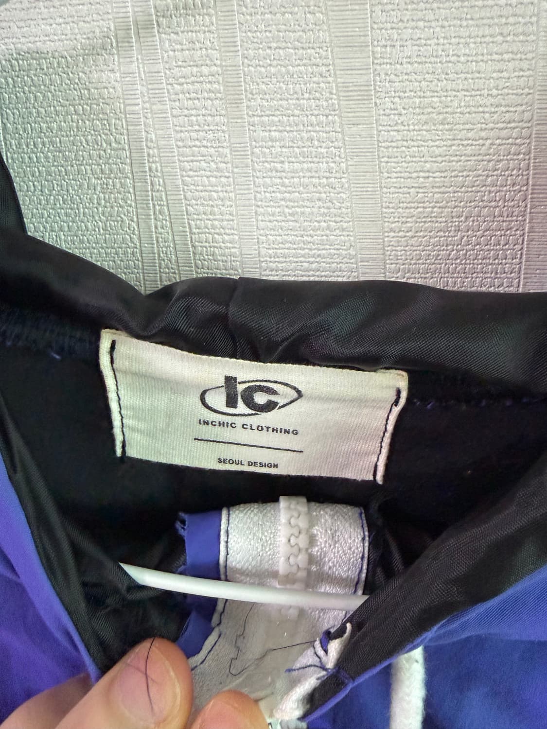 INCHIC CLOTHING 블루 올드스쿨 빈티지 아노락 상품이미지3