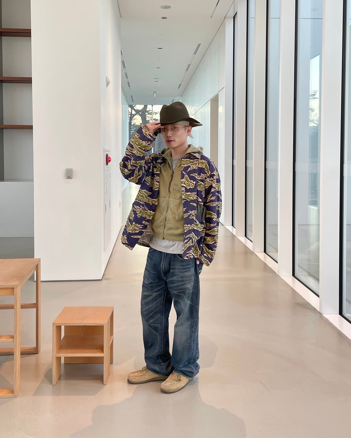 South2west8 남이서팔 타이거카모 헌팅자켓 (M) 상품이미지5