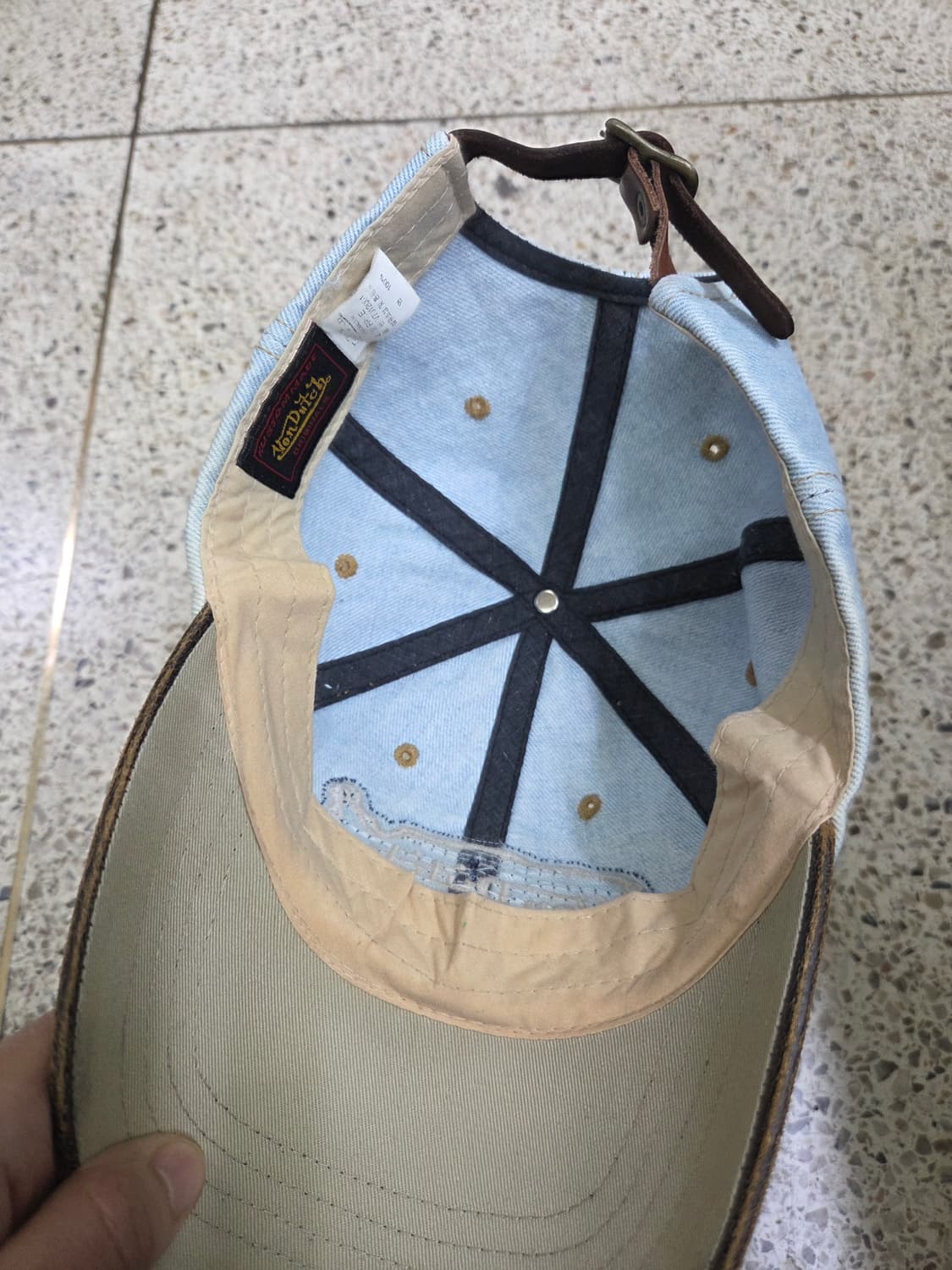 본더치 데님 모자 상품이미지5