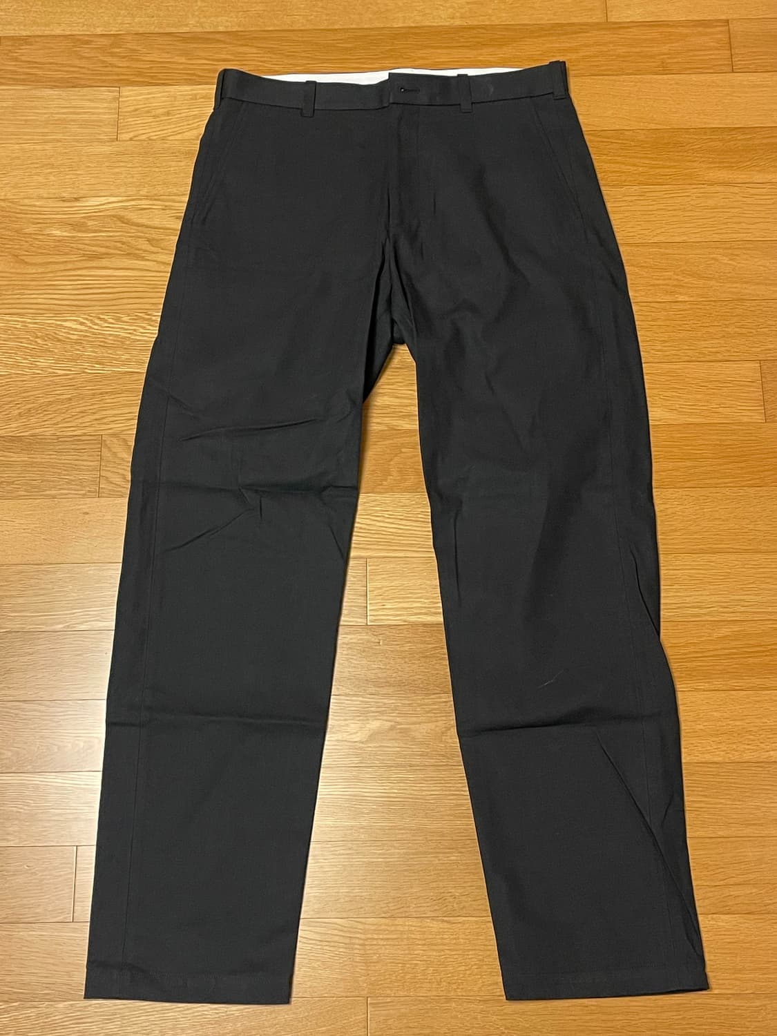 아르켓 블랙 코튼 트라우저 상품이미지2