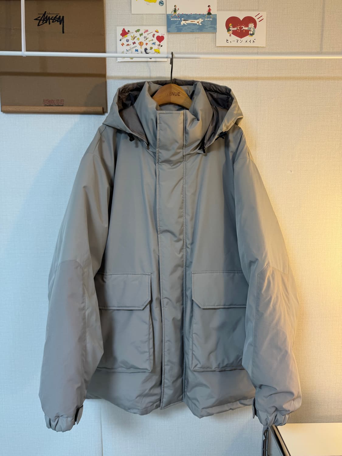 [L]비슬로우 21FW 오버사이즈 헤비다운파카 상품이미지2