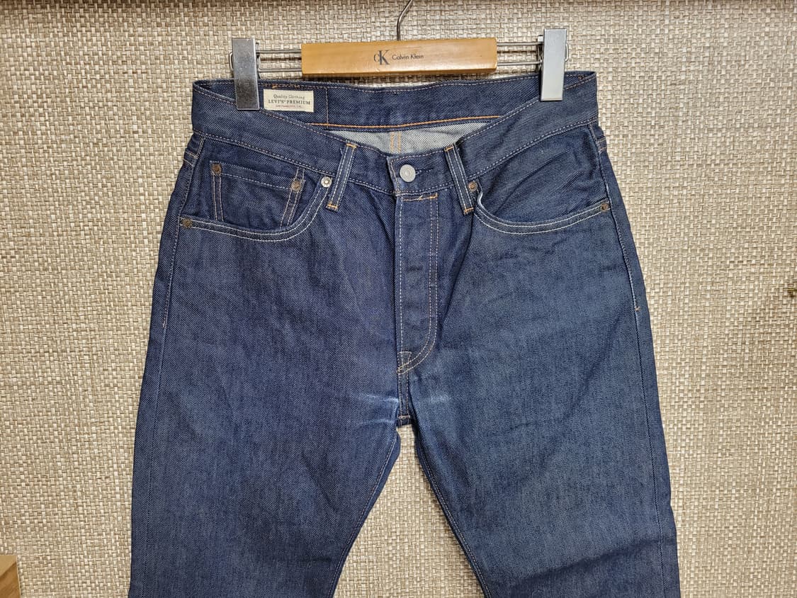 30인치 리바이스 501S 프리미엄 청바지 진청 아메카지  상품이미지2