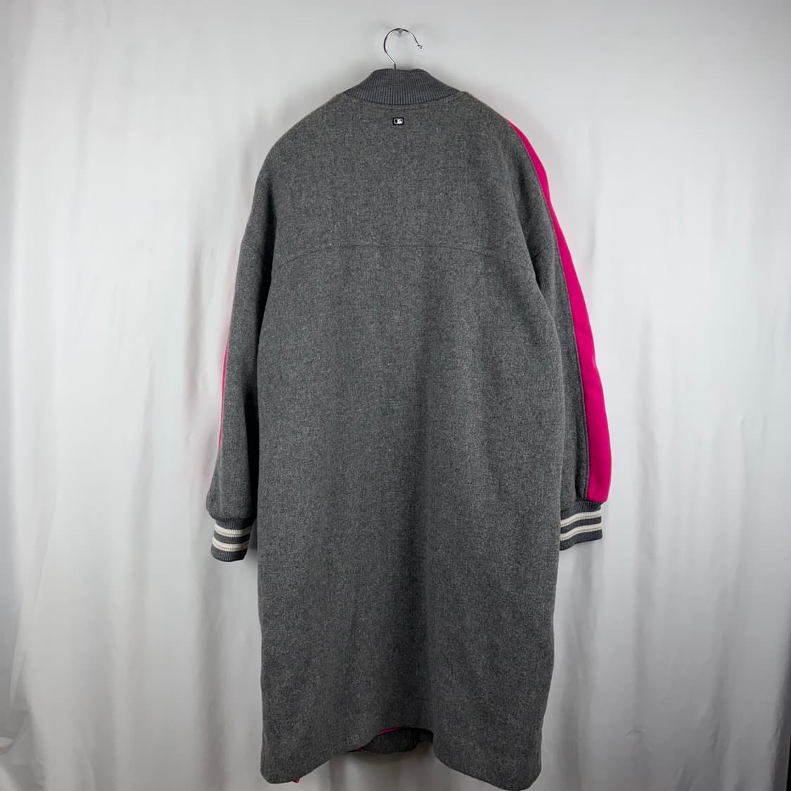 (무료배송)XS) MLB 뉴욕양키스 오버핏 울 바시티 코트 자켓 상품이미지7