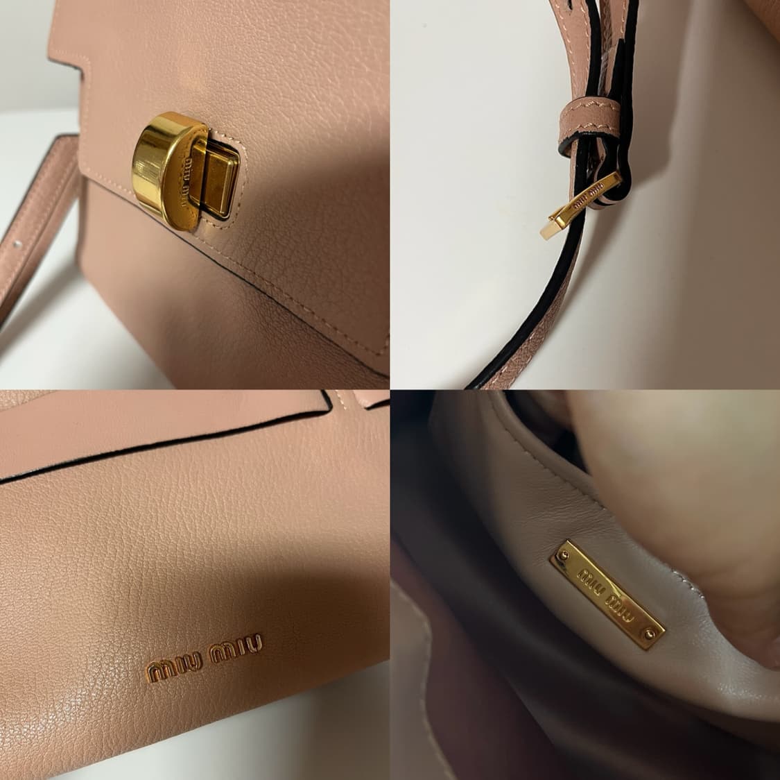 정품 미우미우 탑핸들 숄더백 상품이미지7