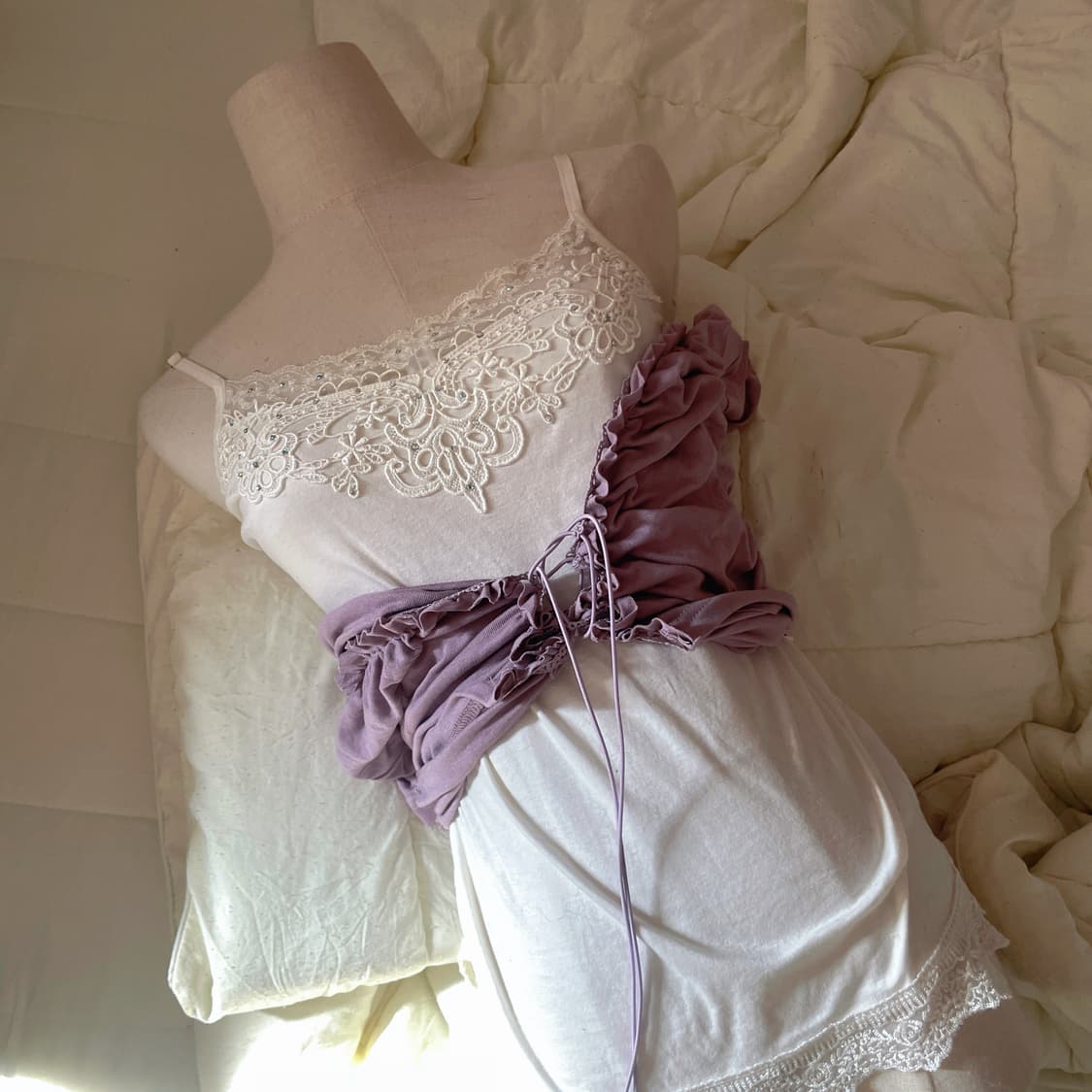 빈티지 나시 달천깔 나시 일본빈티지 페어리 나시 모리 나시 히피그런지 상품이미지4