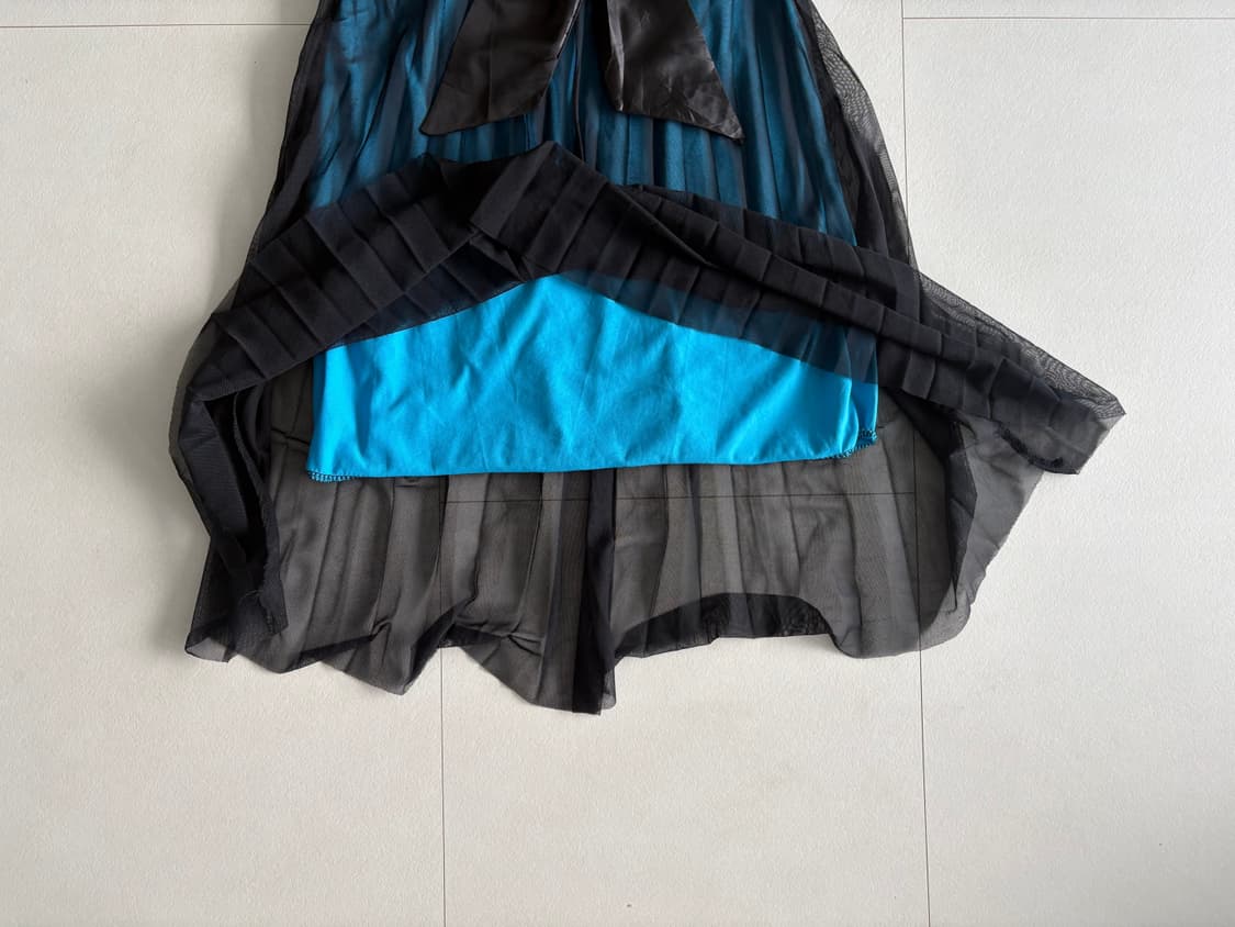 pleated mesh dress 상품이미지2