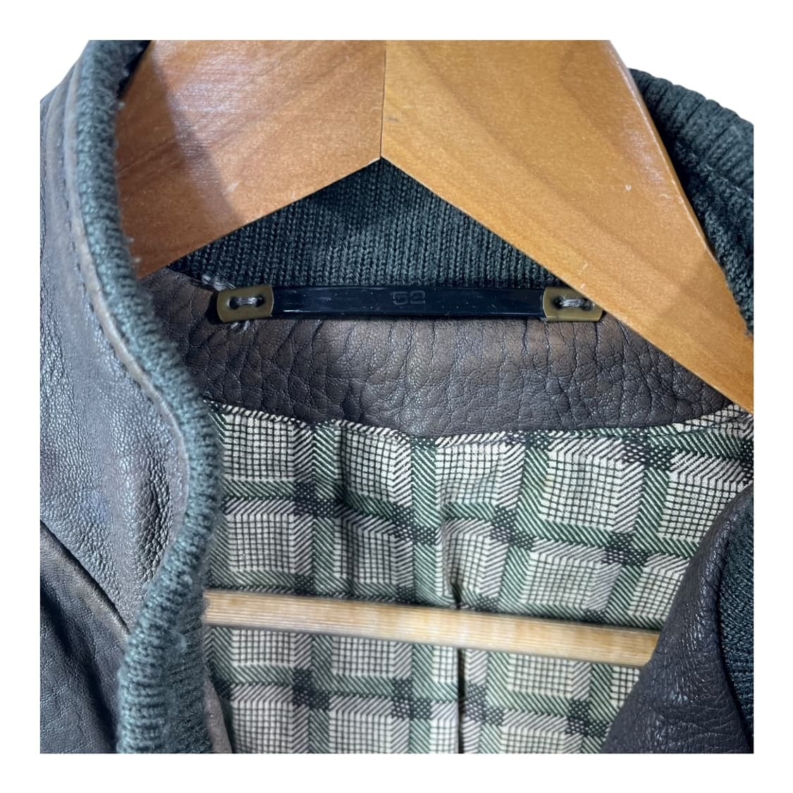 [Echtes leder] 리얼레더 집업 베스트 상품이미지5