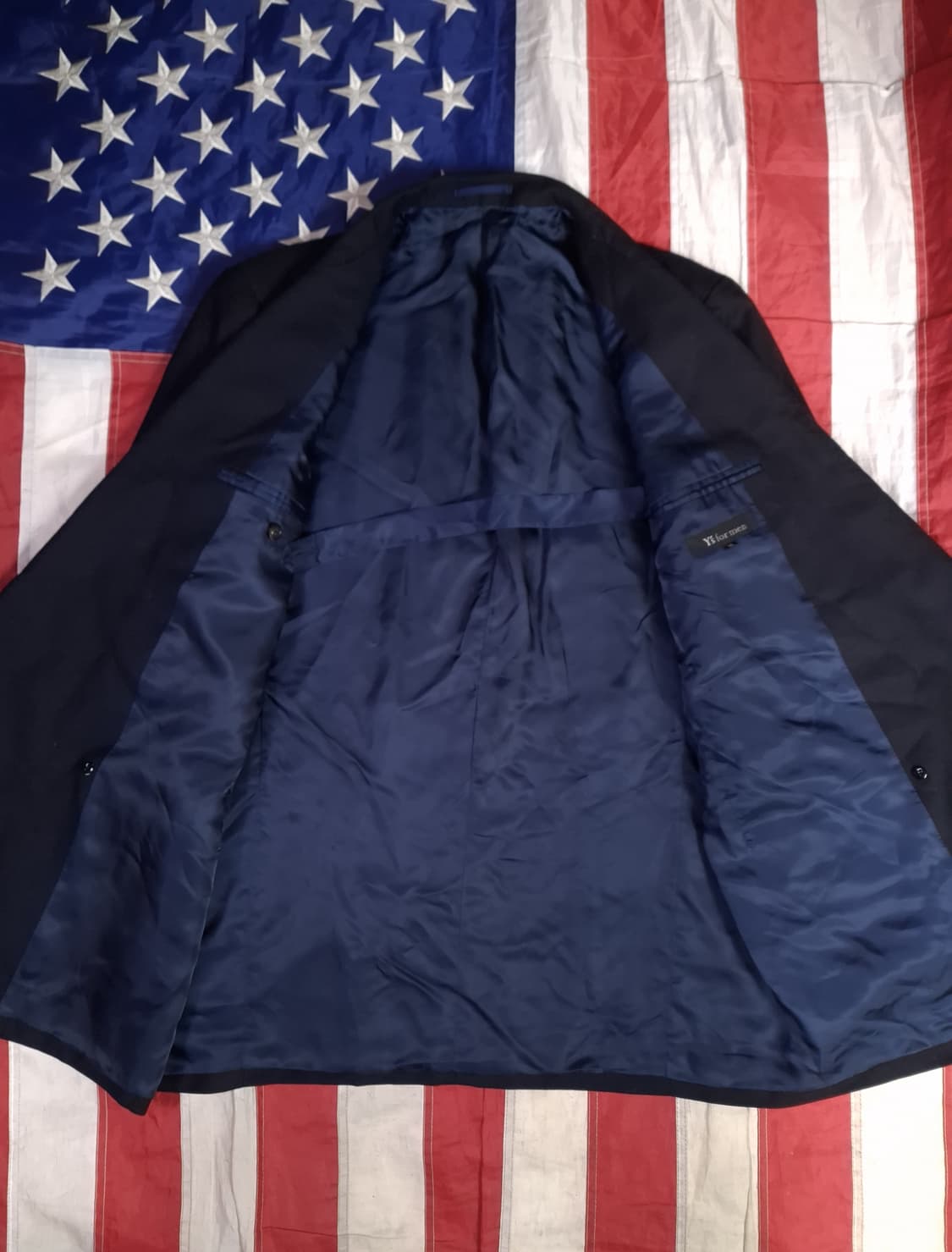 오리지날 요지야마모토 포맨 울 더블 블레이져 자켓 상품이미지9