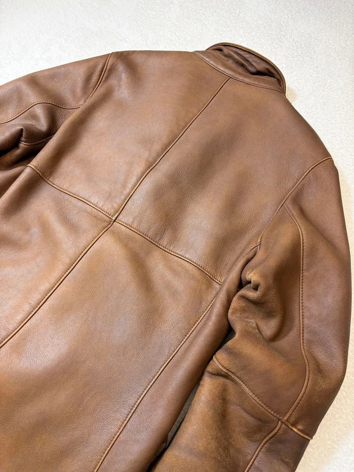 휴고보스 00's 양가죽 무스탕 롱 코트 pn6163 상품이미지6