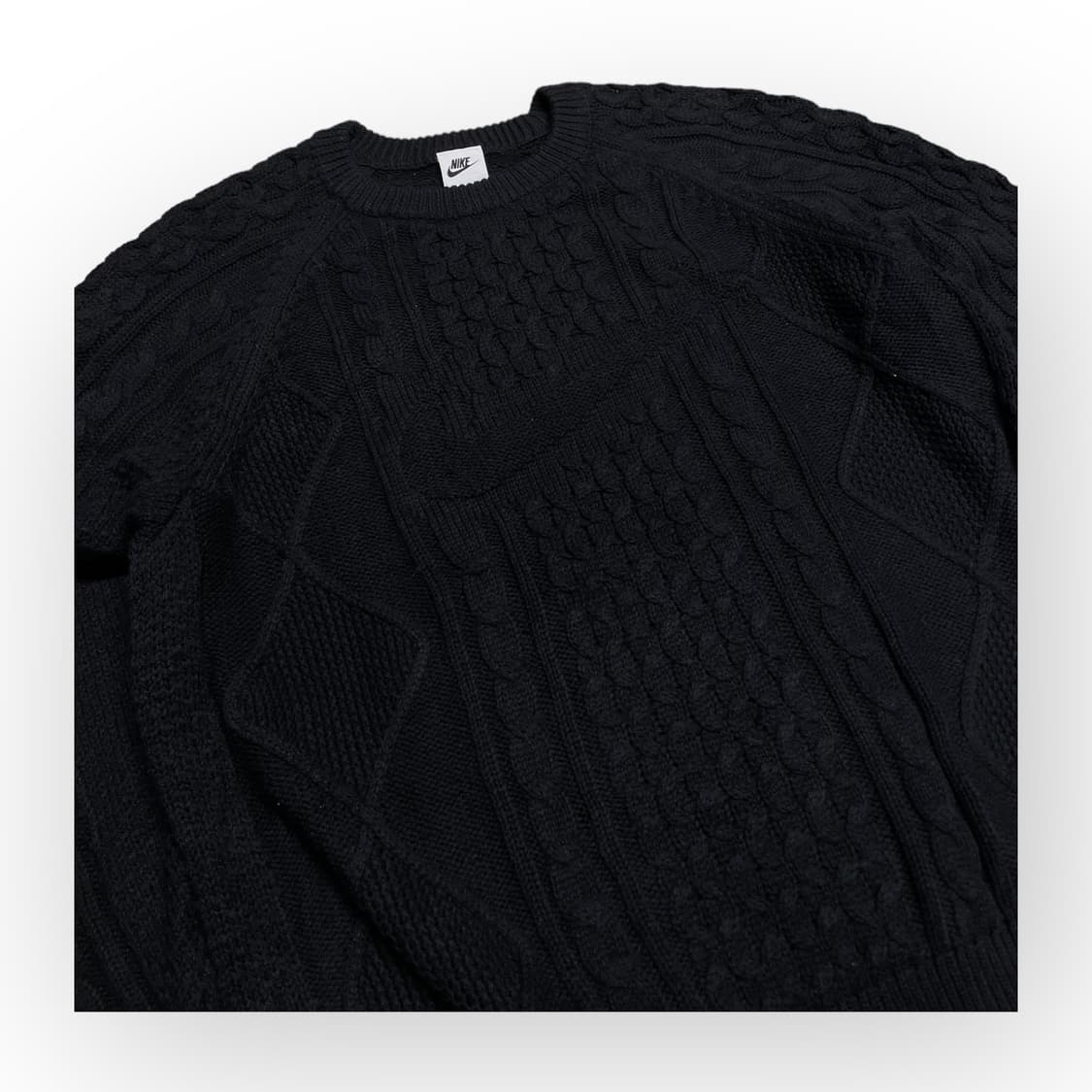 2XL)나이키 스우시 케이블 니트 상품이미지2