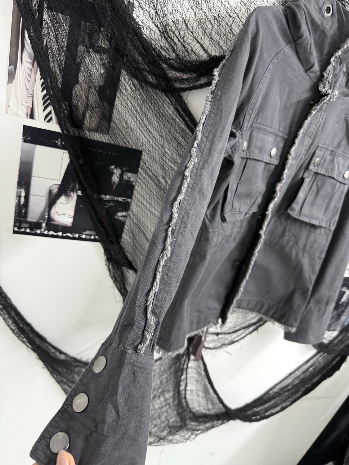 Grunge slimfit jacket 상품이미지3